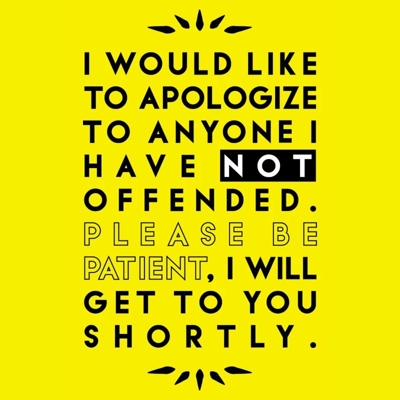 apologize.