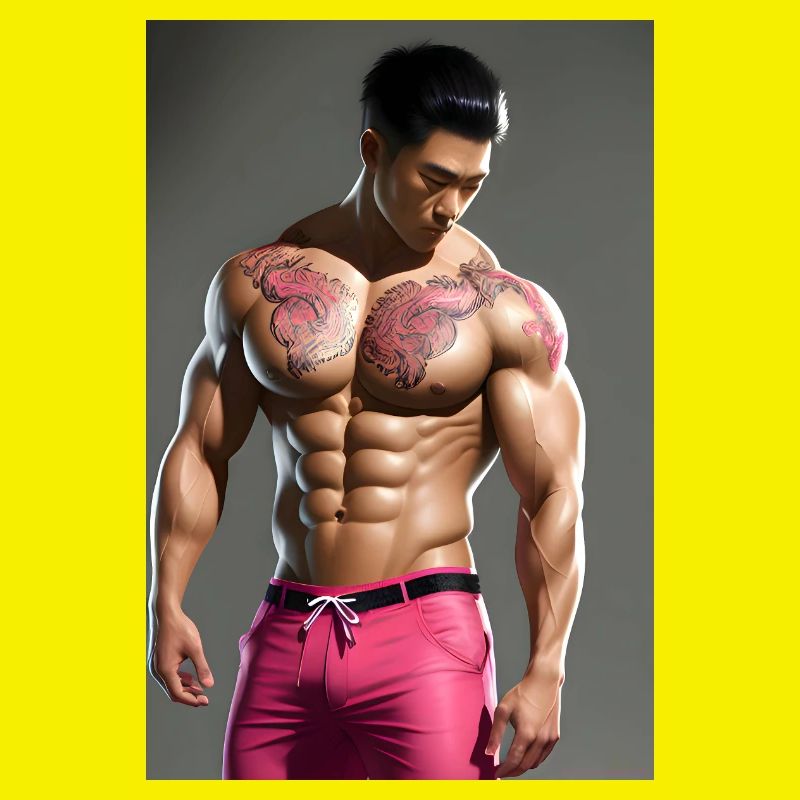 Pinker Drache
