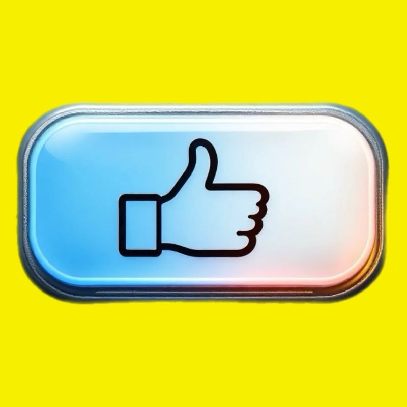 Neon Thumbs Up Gradient