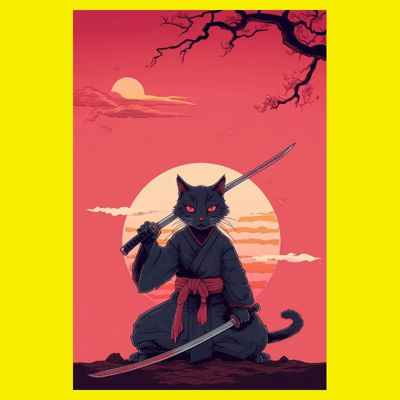 Samurai-Katze