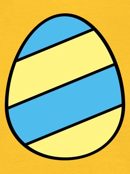 Easter egg striped