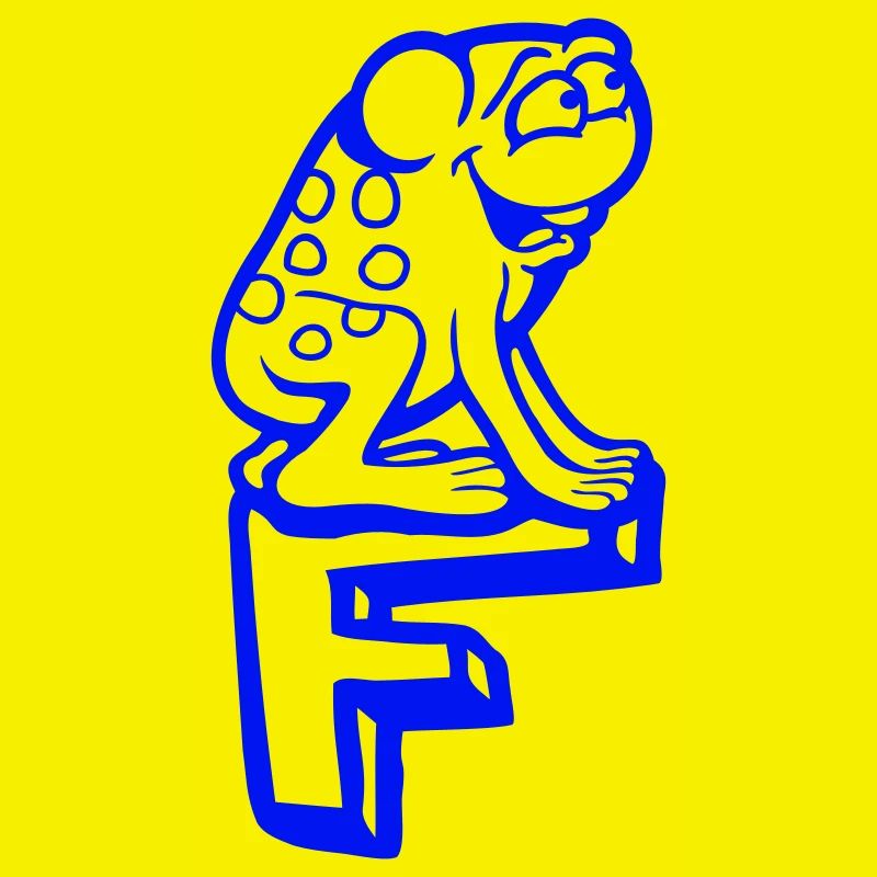 Letter F Frog Toad Name ABC Learning School