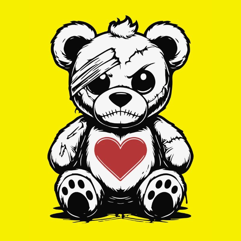 Grumpy Teddy with a good Heart