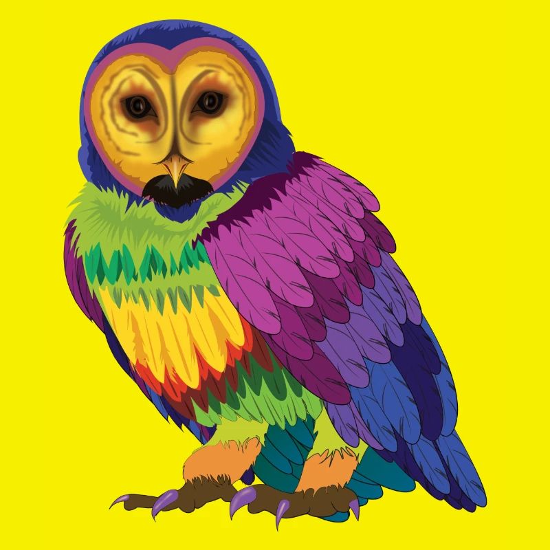 Rainbow owl
