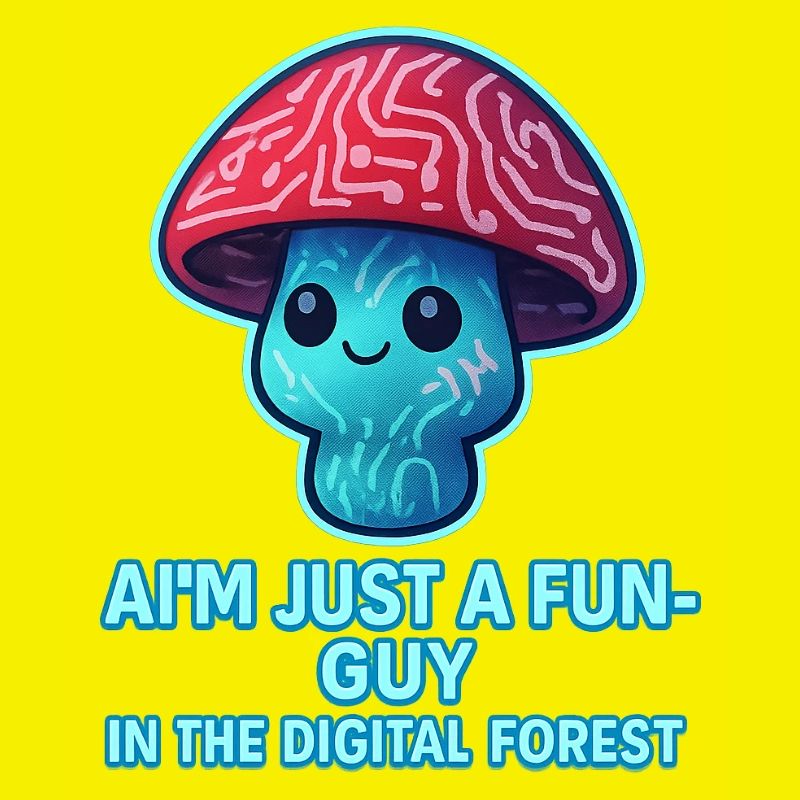 Fun Guy in the Digital Forest