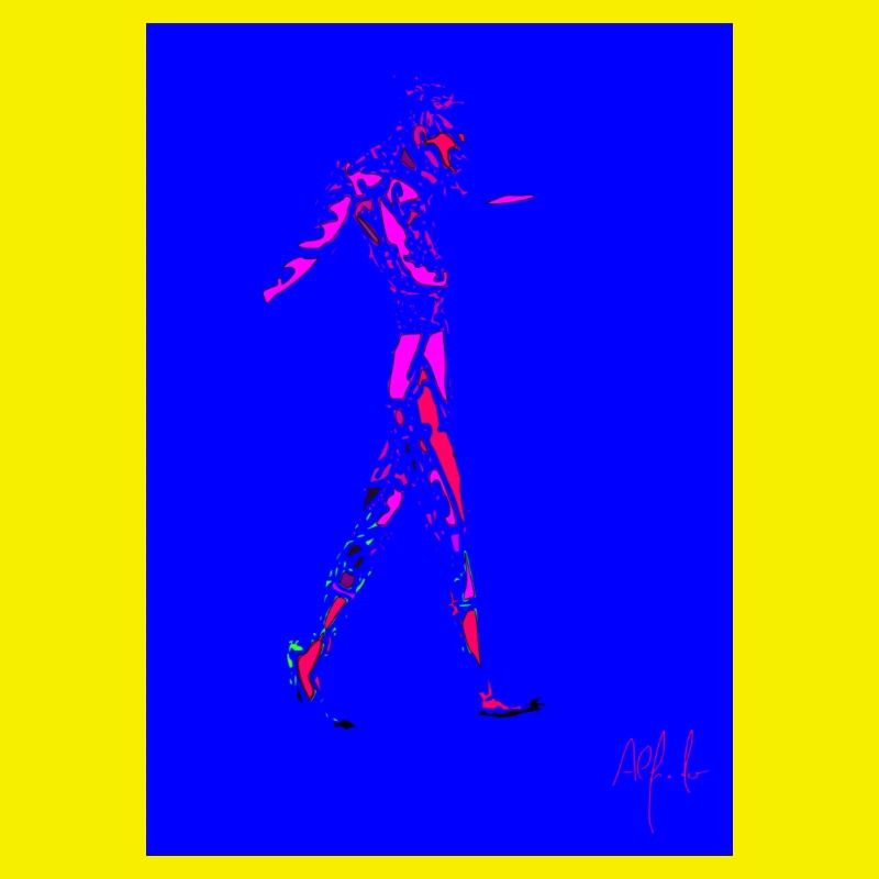 Wandelnder Mann