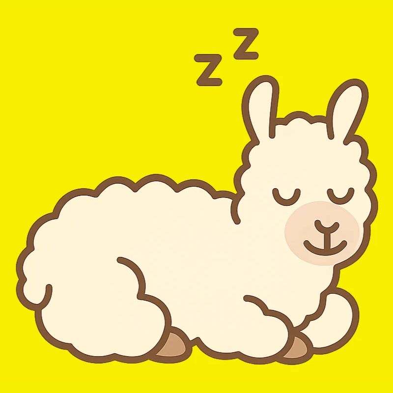 Sleeping Llama
