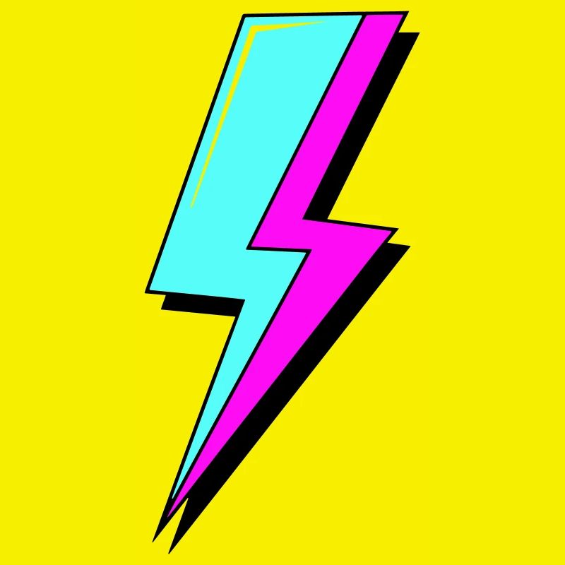 Psychedelische Neon-Beleuchtung
