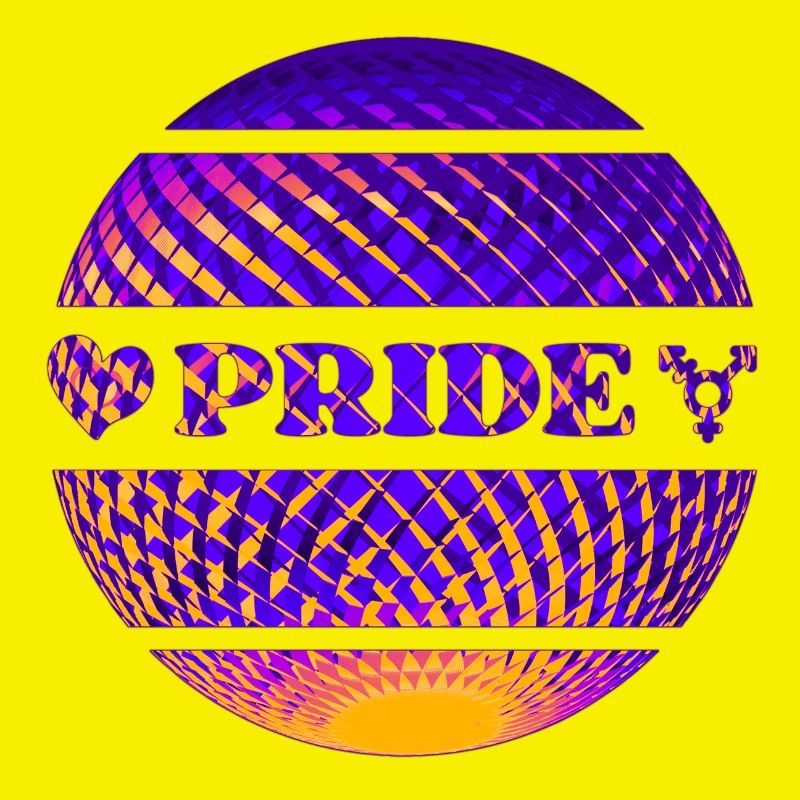 Pride bunte Diskokugel