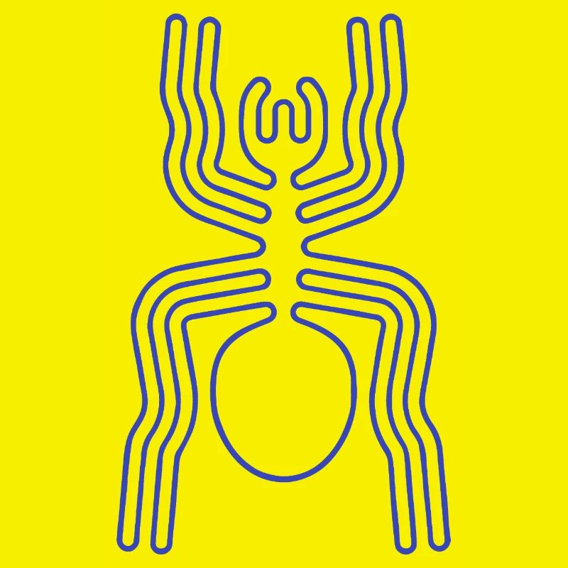 Araignée Nazca Bleu