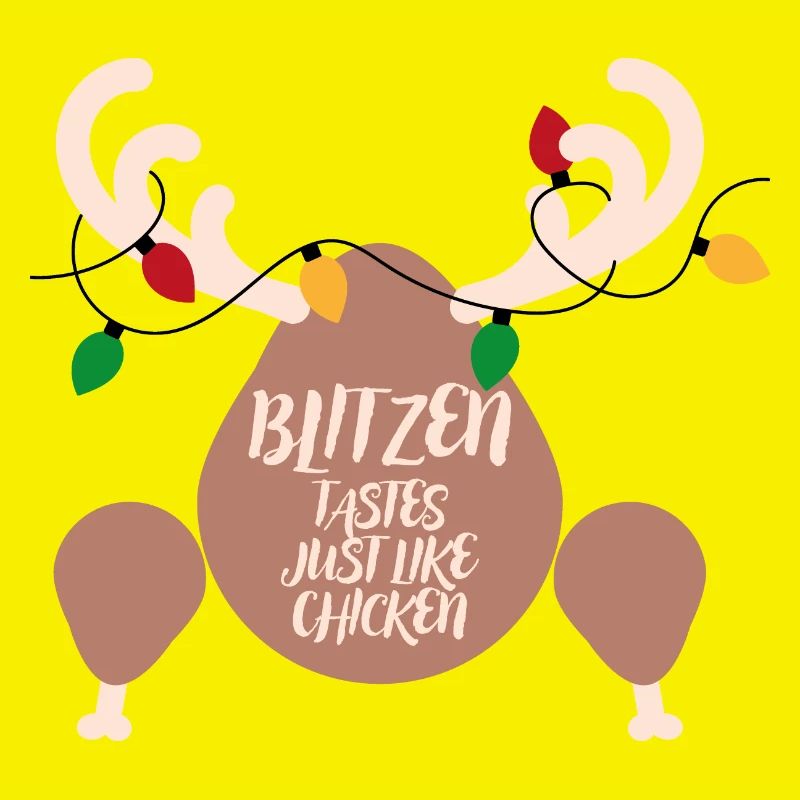 Cuisse décorée: goût poulet
