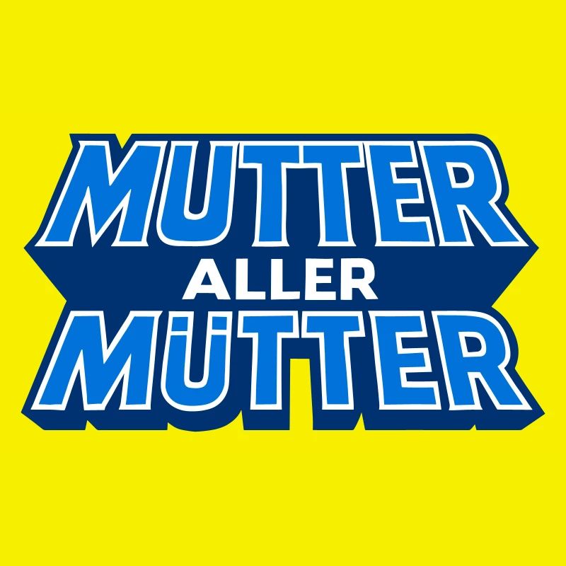 Mère de toutes les conceptions de lettrage de mère