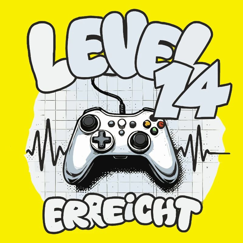 Level 14 Reached Controller Joypad Heartbeat
