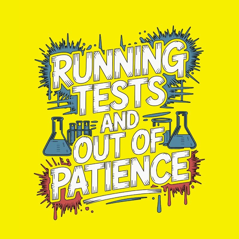 Lab Technician Running Tests And Laboratory Work