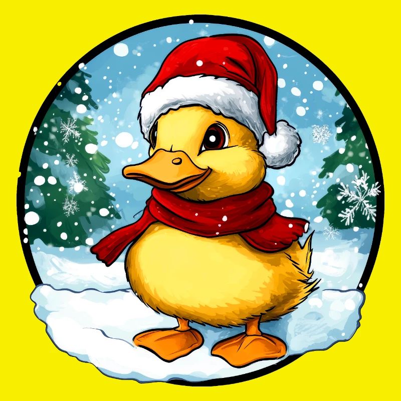 Weihnachtsmann Entchen