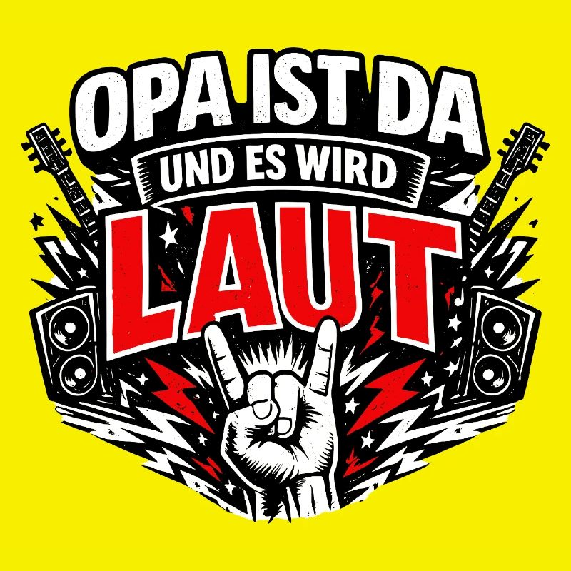 Opa ist da und es wird laut im Rock Style