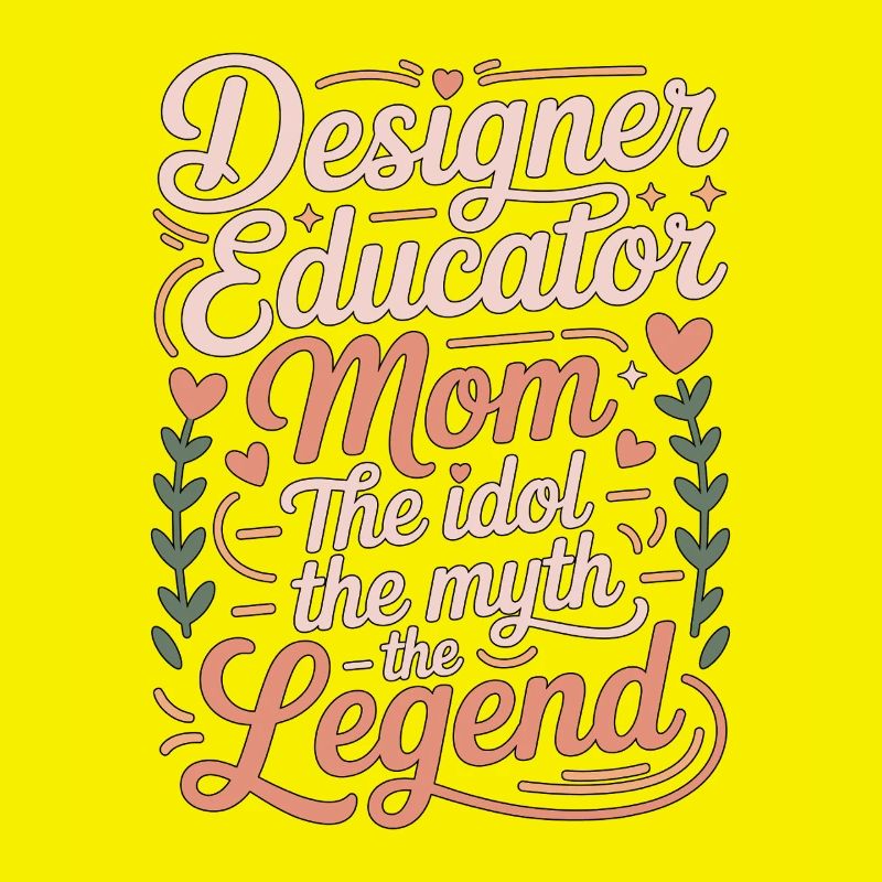 Designer Educator Mom The Idol The Visual Designer
