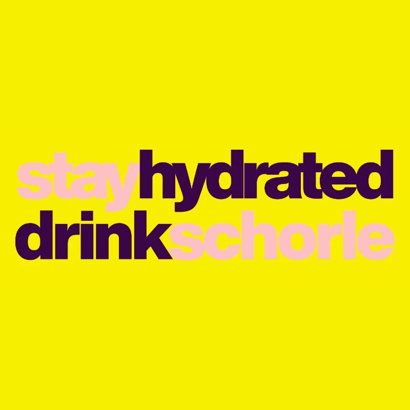 Restez hydraté - buvez du spritzer
