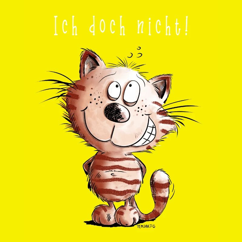 Je ne chat pas je chat motif BD cadeau