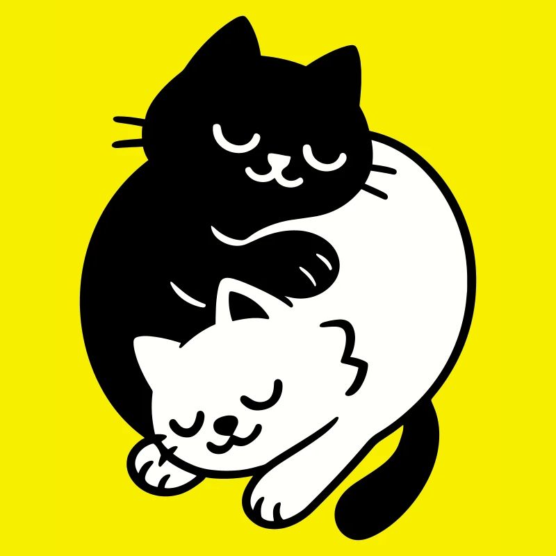 Chats Ying-Yang #2