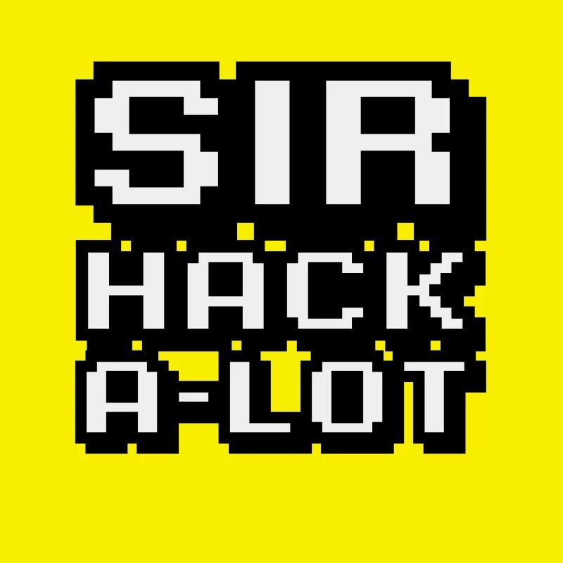 Computer hacken und Pixel-Kunst Sir Hack A Lot
