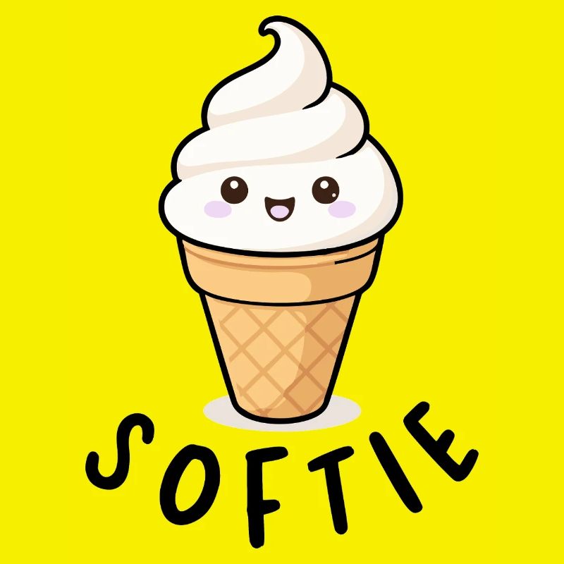 Softie Softeis Lover Eiscreme Icon Geschenk
