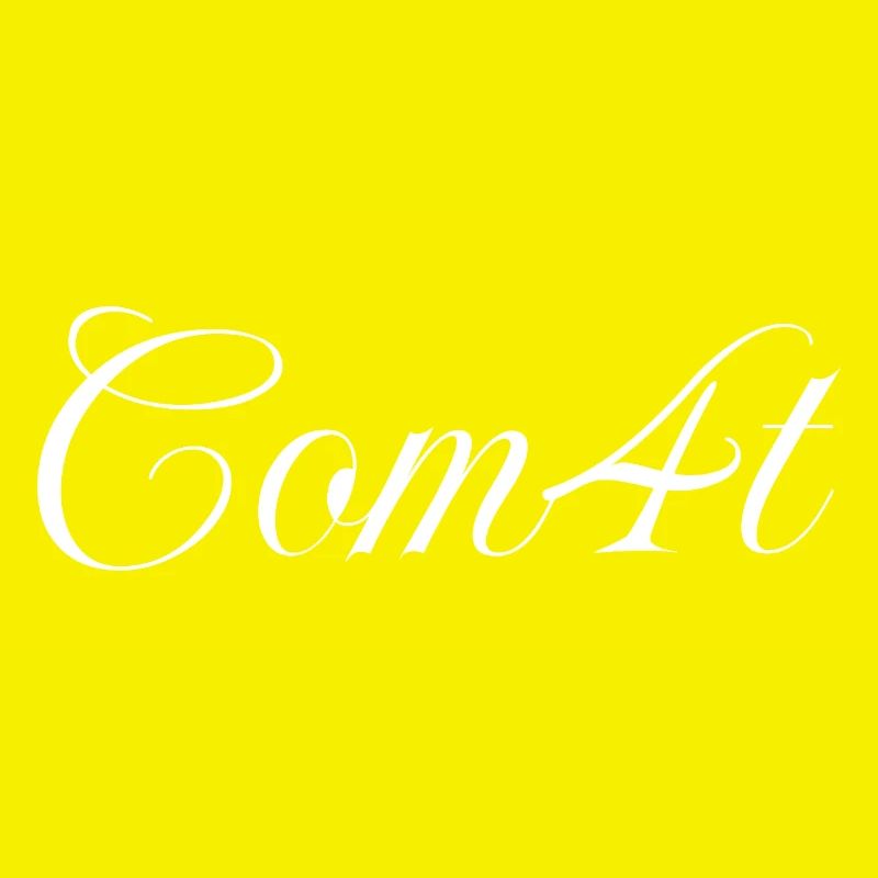 Com4t Merch - Ensemble de logos de tous les jours, blanc