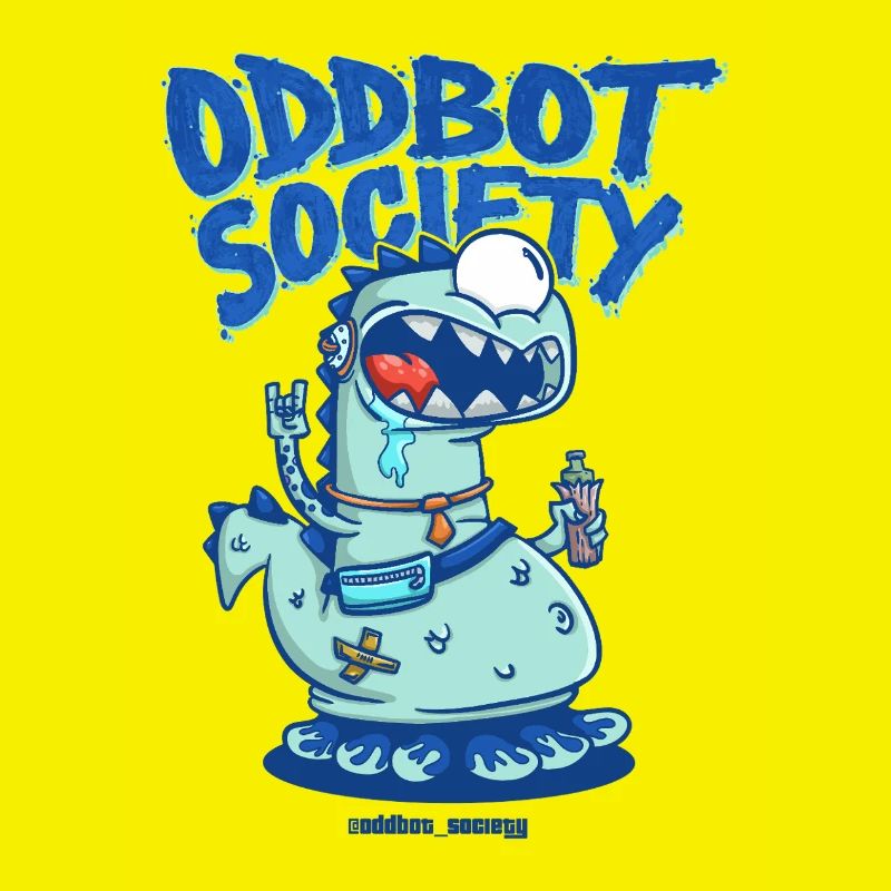 ODDBOT-GESELLSCHAFT Dino-Roboter Blau