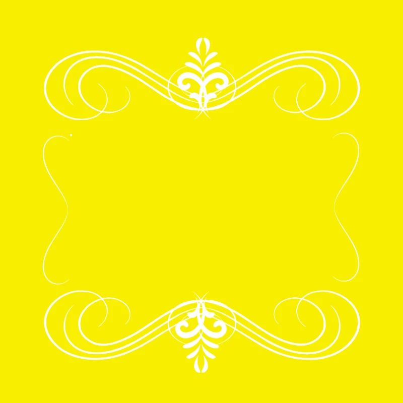 White Elegant Frame Wedding Decoration