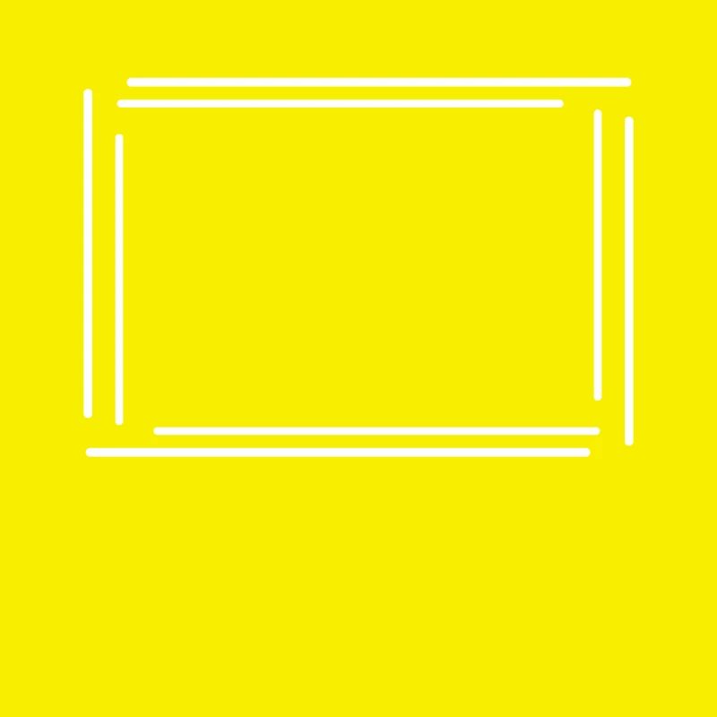 Cadre rectangulaire avec des lignes blanches