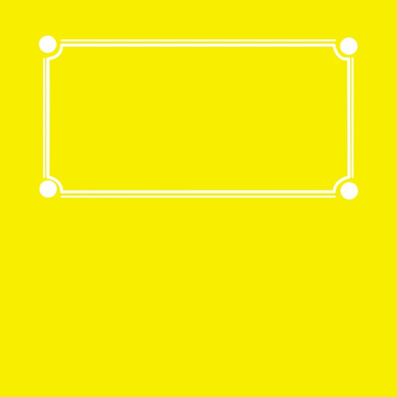 Simple Frame Rectangular Shape Decoration