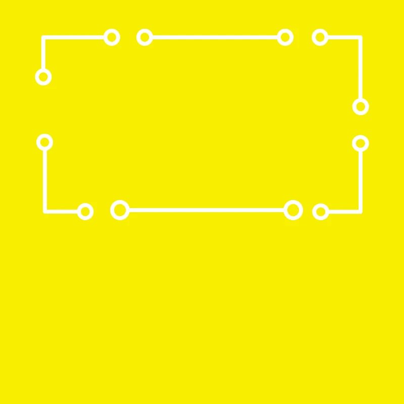 Frame Rectangular shape in white