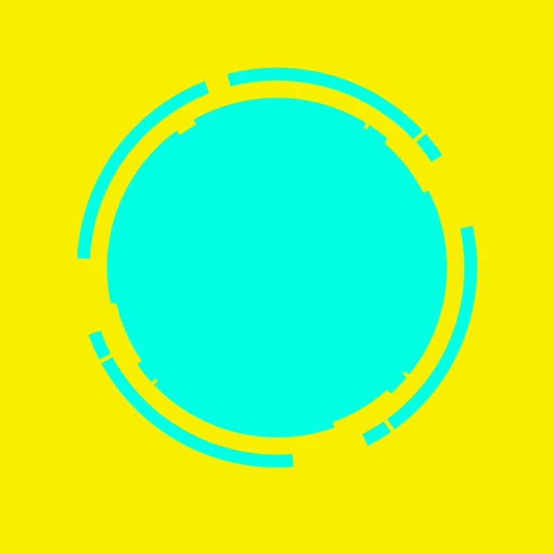 Round background Circular bar
