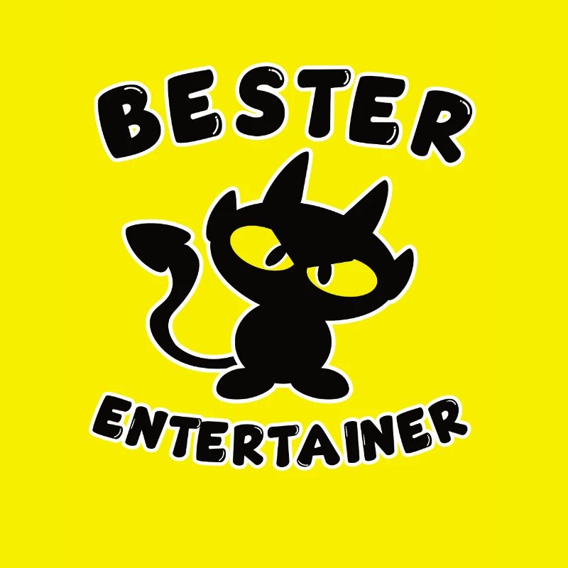 cooles bester Entertainer Design mit Teufelchen