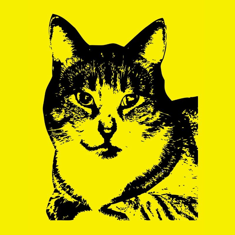 Chat, dame de chat, tête de chat, amants de chat, chat