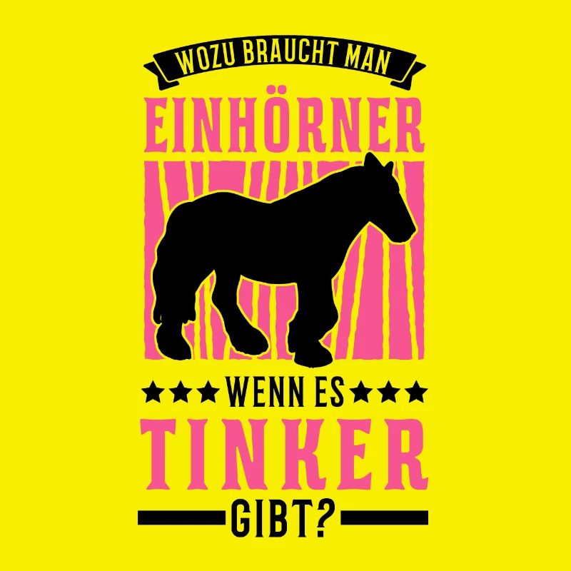 Irish Tinker Pferd Einhorn Tinker