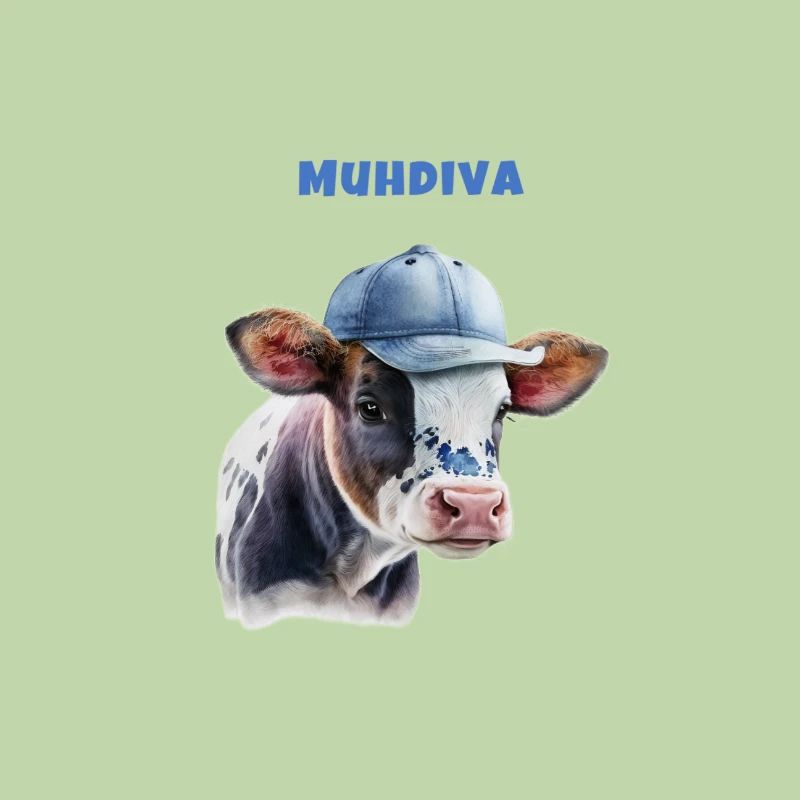 Muhdiva Kuh mit Cap