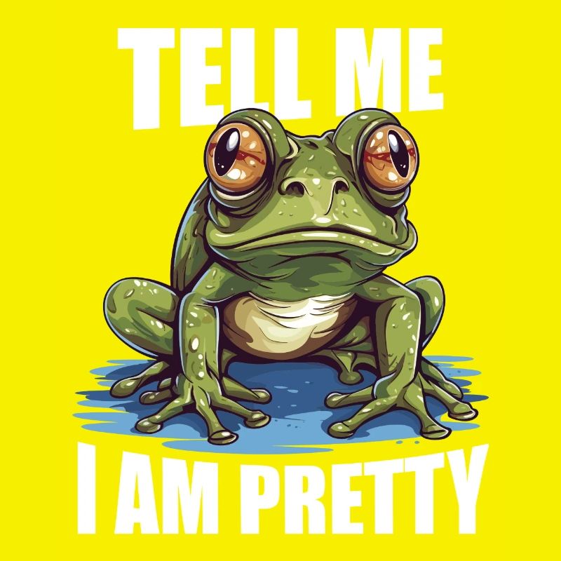 Frog Toad Funny Saying Lover Motif