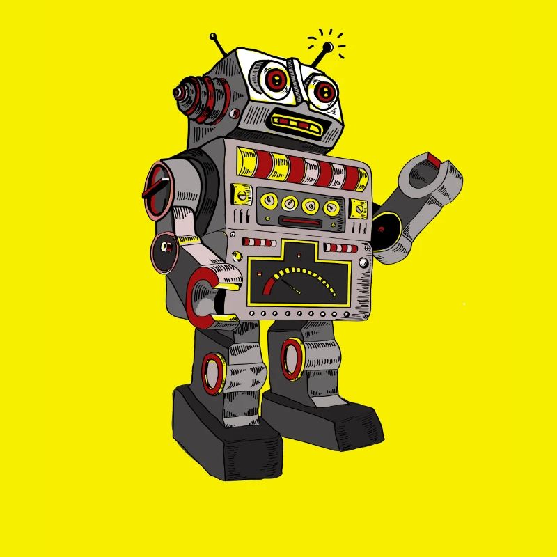 roboter robby mr. robot scifi android toy retro pc