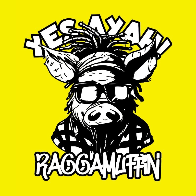 Oui Ayah ! Raggamuffin Reggae Dreadlocks Cochon