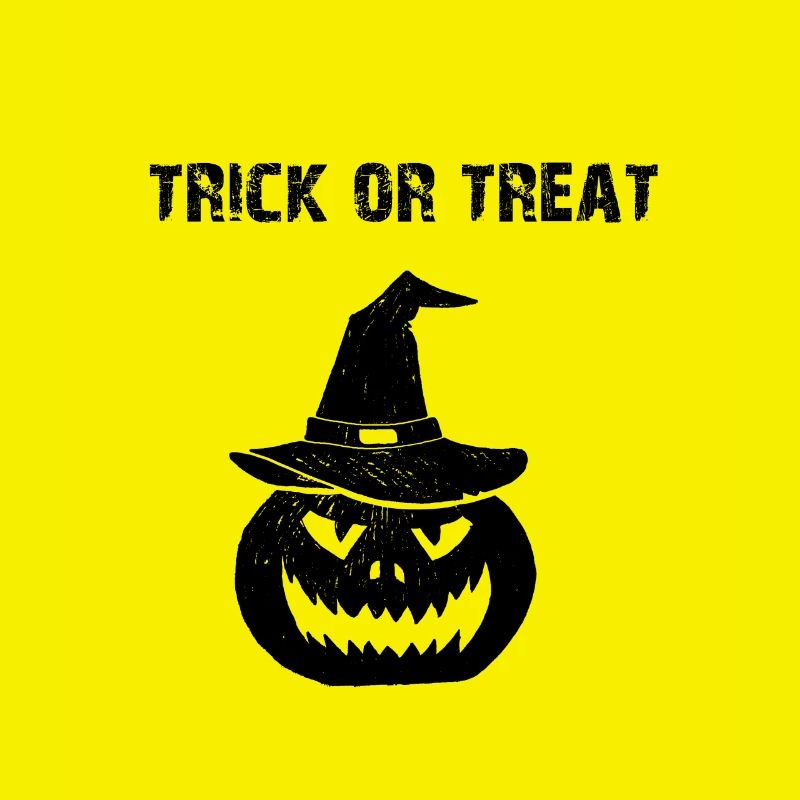 Halloween Süßes oder Saures trick or treat Kürbis