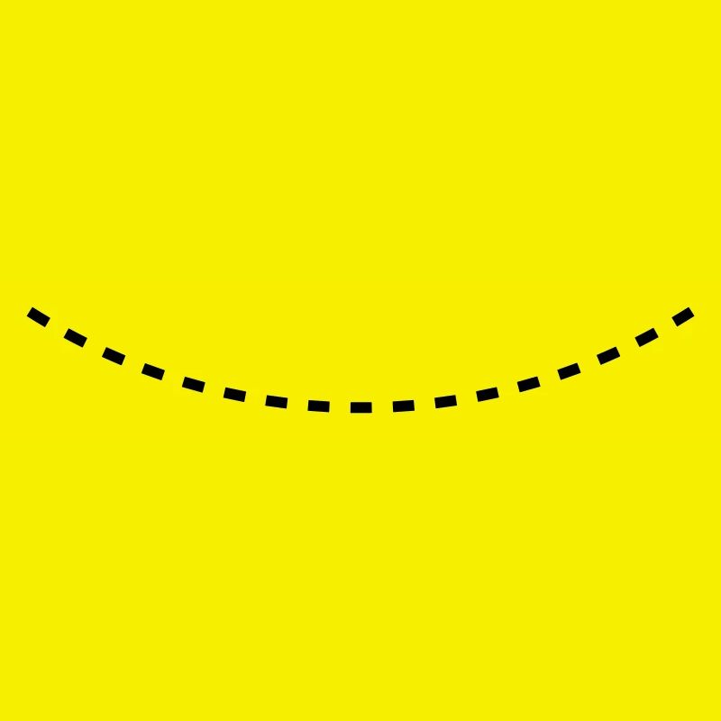 Dashed Curved Line