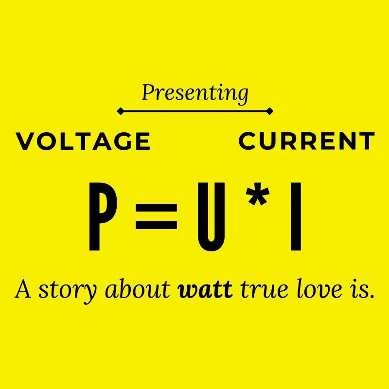Power Voltage Current Watt Dear Electrician