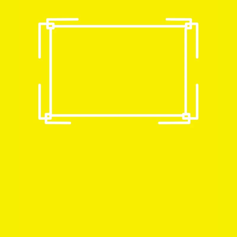 Cadre rectangulaire en texte de base blanc