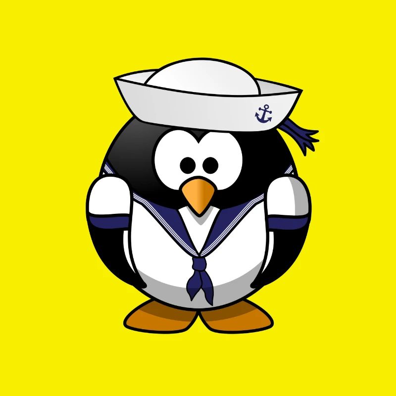 Pingouin avec ancre