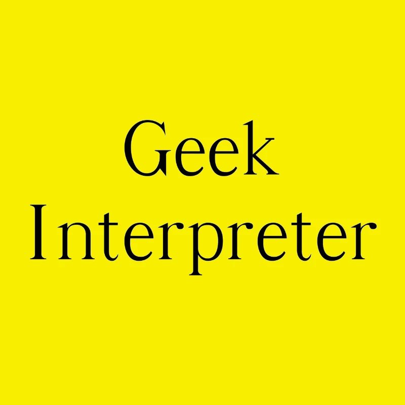 Geek interpreter