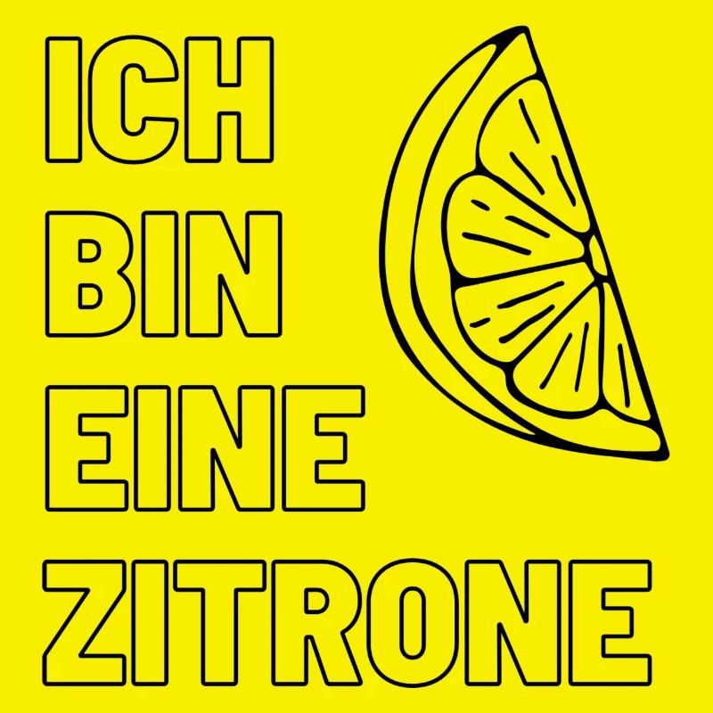 Ich bin eine Zitrone