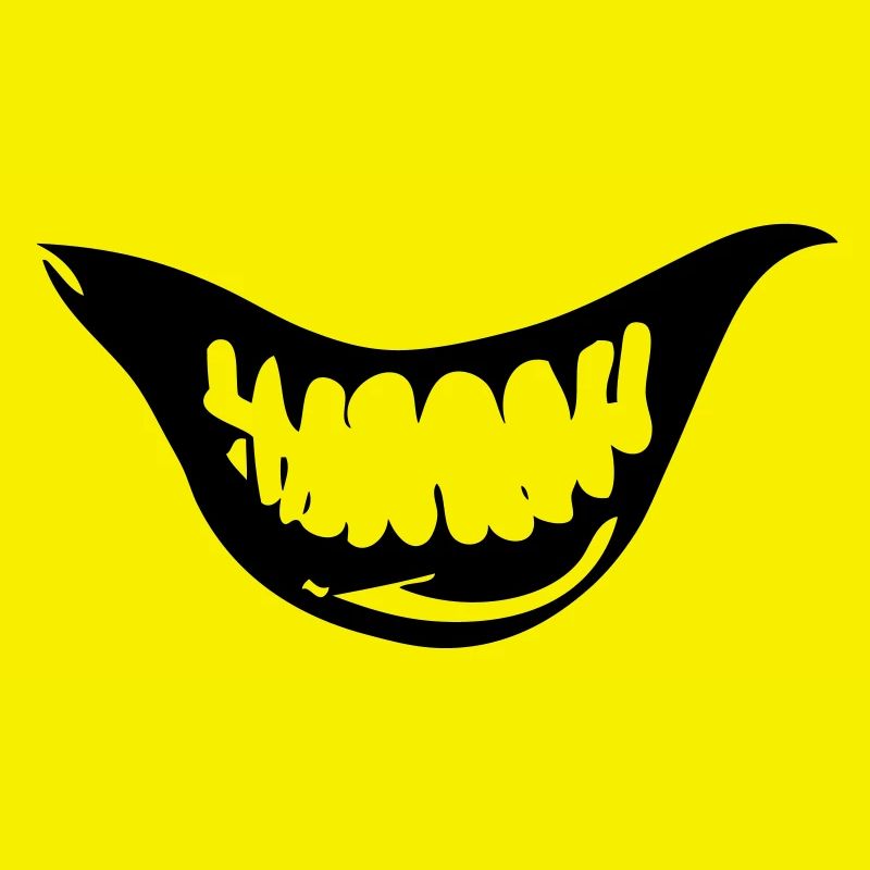 Böses Grinsen