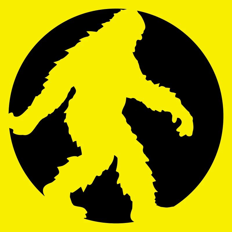 cercle rond logo va courir sur le côté bigfoo
