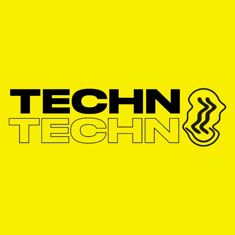 Techno Acid Blurred Logo